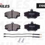 Колодки тормозные передние (с датчиком) MILES E100000