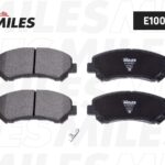 Колодки тормозные передние (без датчика) (Смесь Semi-Metallic) NISSAN QASHQAI 1.6/2.0 07-/X-TRAIL 07- (TRW GDB3467) E100052 MILES