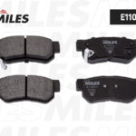 Колодки тормозные задние (без датчика) (Смесь Semi-Metallic) (HYUNDAI ELANTRA (XD, HD), GETZ, SANTA FE, SONATA IV-V) (TRW GDB3284) E110011 MILES