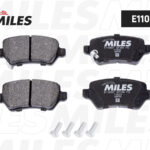 Колодки тормозные задние (без датчика + болты) (Смесь Semi-Metallic) (OPEL ASTRA G, H) (TRW GDB1515) E110057 MILES