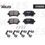 Колодки тормозные задние (без датчика + болты) MILES E110059