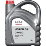 Масло моторное синтетическое 0W20 API SN, ACEA C5 4л CHERY CHERY0W204