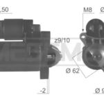 Стартер CITROEN PEUGEOT 89-05 220044 ERA