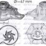 Насос водяной VW TOUAREG (7L/7P) 3.0TDI A-213 DOLZ