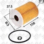 Фильтр масляный(картридж) JS ASAKASHI