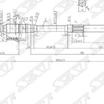 Тяга рулевая NISSAN AD/ALMERA/BLUEBIRD SYLPHY/PULSAR/SUNNY/X-TRAIL/WINGROAD 95- SAT