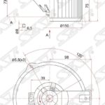 Мотор отопителя салона TOYOTA COROLLA RUNX/ALLEX/SPACIO#ZE12/PREMIO/ALLION/CALDINA#ZE24/MARK II 9#-1 SAT