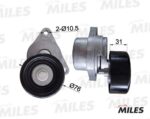 Натяжитель ремня приводного CHEVROLET LACETTI/AVEO 1.4/1.6 AG00288 MILES — изображение 2