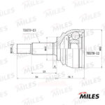 ШРУС LADA X-RAY 15- нар. (КПП Renault JR5) MILES