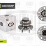 Ступица задн. в сборе с подшип. для Hyundai ix35 10- MR0891 TRIALLI