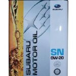 Масло моторное синтетическое 0W20 API SM 4л SUBARU