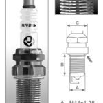 Свеча зажигания BRISK