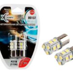 Лампа светодиодная сигнальная P21W BA15s 5000K BS-137 24V 2W Блистер 2шт XENITE