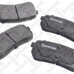 Колодки дисковые задние с антискрип. пластинами Kia Carnival 2.7i STELLOX