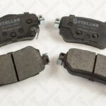 Колодки дисковые задние  с антискрип. пластинами Nissan Qashqai 1. STELLOX