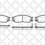 Колодки дисковые п. Nissan Sunny B15 98>/Almera Classic STELLOX