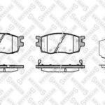 Колодки дисковые п. Kia Rio II 1.4i/ STELLOX