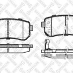 Колодки дисковые з. Hyundai Accent,Kia Rio 1.4i/1 STELLOX