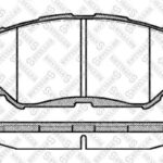 Колодки дисковые п. Toyota RAV4 2.4 06> STELLOX