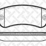 Колодки дисковые з. Citroen Jumper 2.2HDi 06> STELLOX