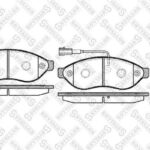Колодки дисковые п. Citroen Jumper,Fiat STELLOX