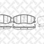 Колодки дисковые п. Opel Antara, Chevrolet Captiva 2.0/2. STELLOX