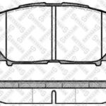 Колодки дисковые п. Toyota Yaris 1.0VVTi 06> STELLOX