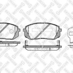 Колодки дисковые п. KIA Carens 2.0CVVTi/CRDi 06> STELLOX