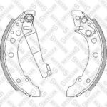 Колодки барабанные Audi 80 <86, VW G STELLOX
