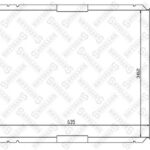 Радиатор системы охлаждения МКПП Daewoo Lanos 1.5/1.6 96> STELLOX