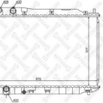 Радиатор системы охлаждения АКПП Honda Civic VII 1.6-1.8i 16V 05> STELLOX