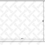 Радиатор системы охлаждения Dacia Logan/Sandero 1.4-1.6i 08> STELLOX