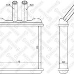 Радиатор печки без AC Daewoo Nubira all 99> STELLOX