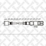 К-кт проводов12 провод.Chrysler Crossfire 3.2 03>,MB С208/С209/W20 STELLOX