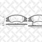 Колодки дисковые п. Kia Cerato 1.6i 16 STELLOX