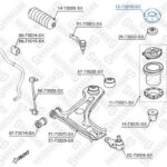 Опора амортизатора переднего Daewoo Lacetti 04> STELLOX