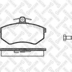 Колодки дисковые передниеAudi 80 1.6-1.9D 86-91, VW Golf II 88-89 STELLOX