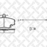 Колодки дисковые п.Renault R19 88-96/Espace 84-92/Megane 1. STELLOX