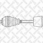 Привод левый 681mm, 24161 Dacia Logan 1.4-1.6i 04> STELLOX