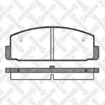 Колодки дисковые з. Mazda 626 GF/GW 1.8i/2.0i/2.0D STELLOX