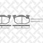 Колодки дисковые п. Peugeot 106 1.1-1.5D 91-96, Citroen Saxo 1.1-1 STELLOX