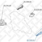 Подушка ДВС нижняя Renault Megane/Scenic 1.5DCi 02> STELLOX