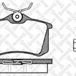 Колодки дисковые з. Seat Cordoba 1.2-1.6/1.4TDi 02-09,Volkswagen P STELLOX