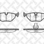 Колодки дисковые з. с антискрип. пластинами BMW E39 2.0-4.0/2.0D-3 STELLOX