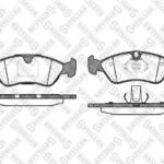 Колодки дисковые п. Opel Vectra B 1.6i/1.8i 16V/1.7 STELLOX