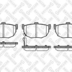 Колодки дисковые з. Kia Cerato 1.6/2.0CRDi 04> STELLOX