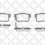 Колодки дисковые з. Honda CR-V 2.0i 02>/Stream 1.7i/2.0i 01 STELLOX