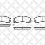 Колодки дисковые п. Mitsubishi Galant 2.0/2.5/2.4GDi STELLOX