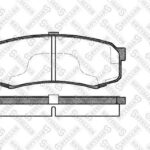 Колодки дисковые з. с антискрип. пластинами Toyota Land Cruiser 80 STELLOX