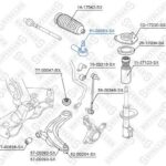 Наконечник рулевой Citroen C-Crosser, Peugeot 4007 2.4 16V/2.2HDi STELLOX